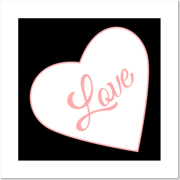Loving Heart Wall Art by traditionation